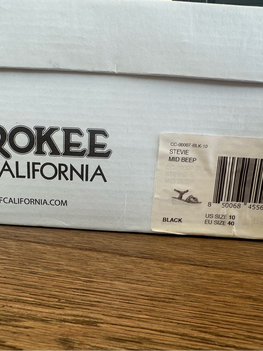 Cherokee Of California Stevie Mid Beep Black US 10 brand new - Picture 11 of 14